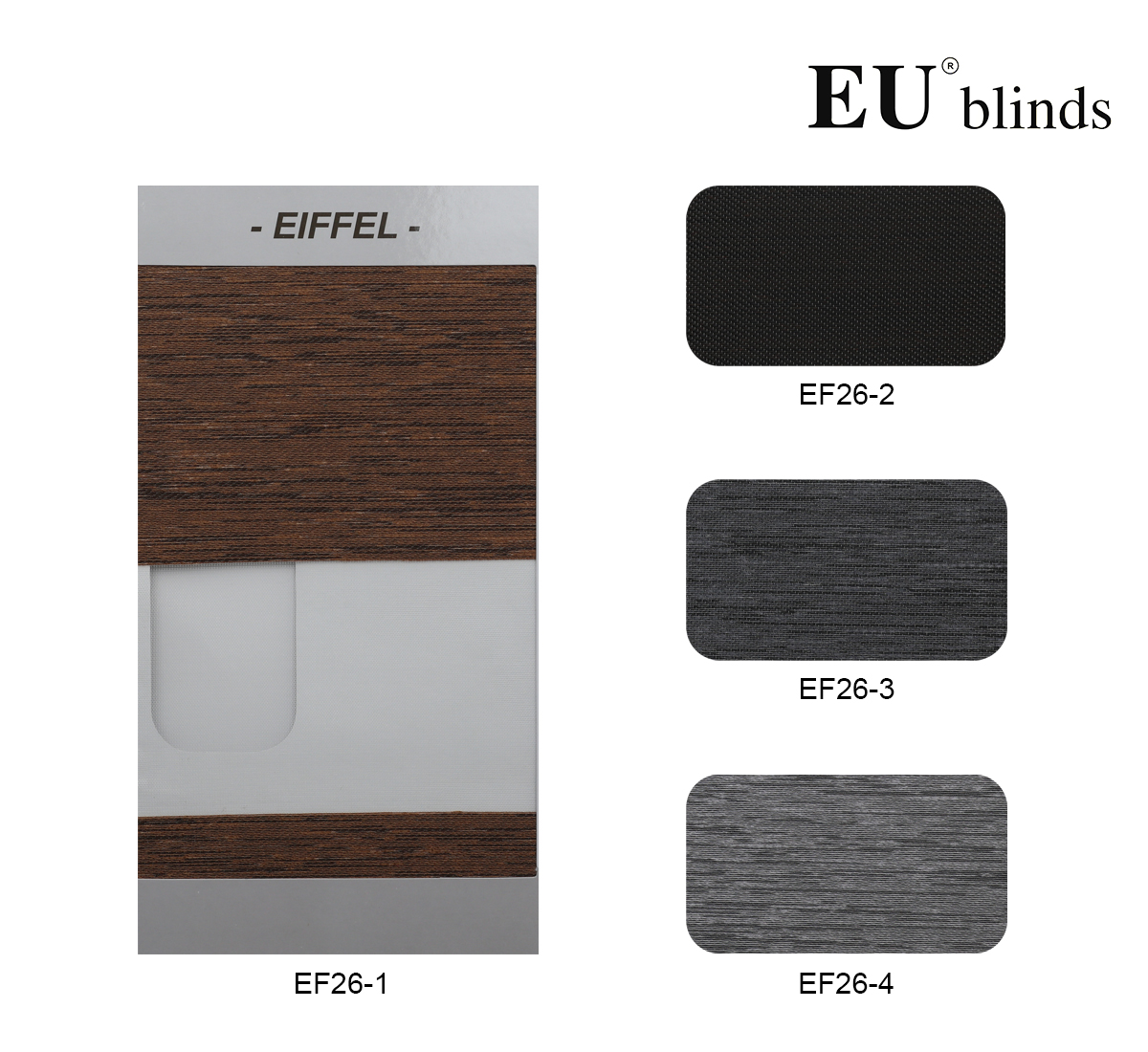 Rèm Cầu Vồng Cao Cấp EU Blinds - Mã EIFFEL (EF26)