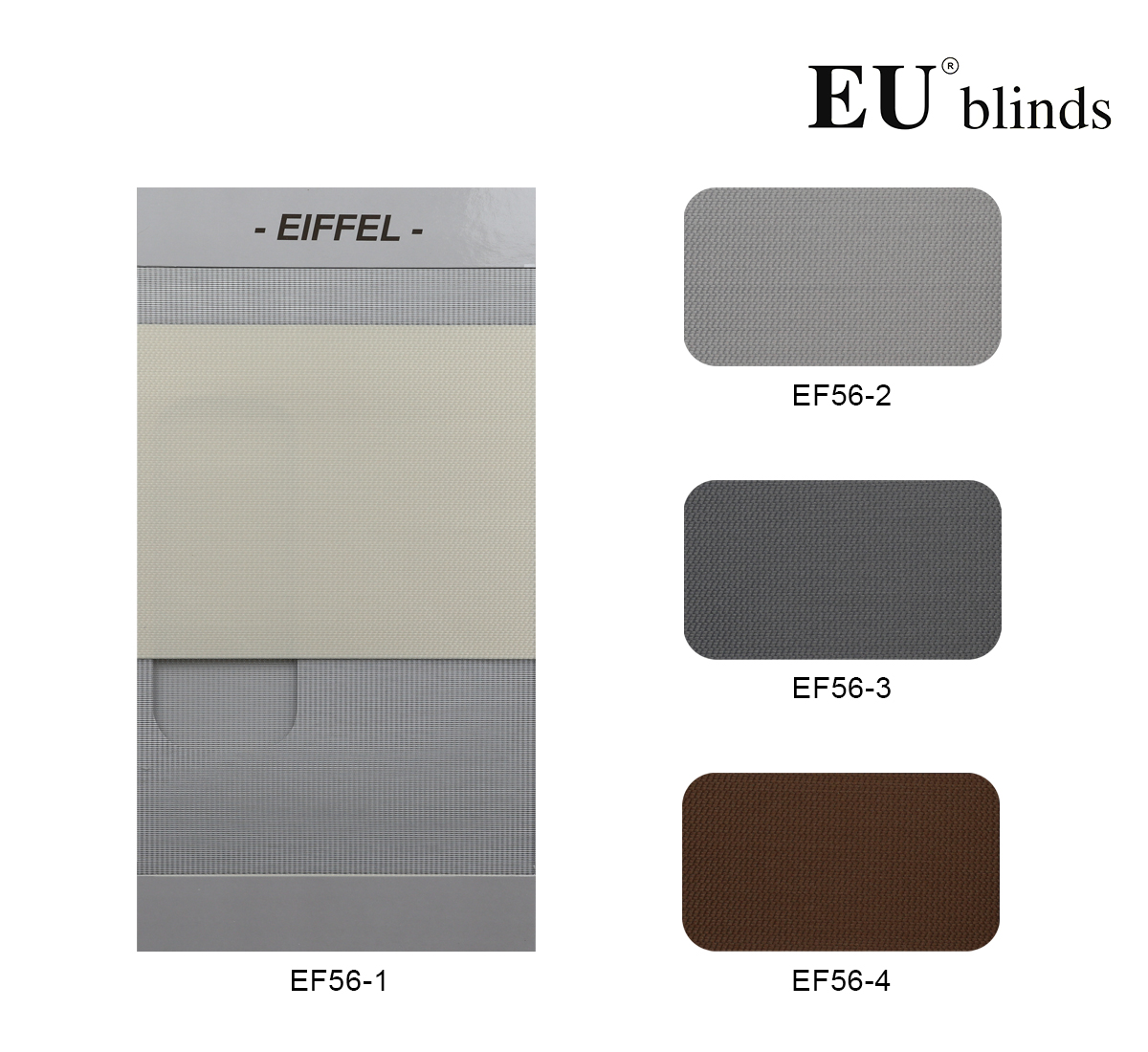 Rèm Cầu Vồng Cao Cấp EU Blinds - Mã EIFFEL (EF56)