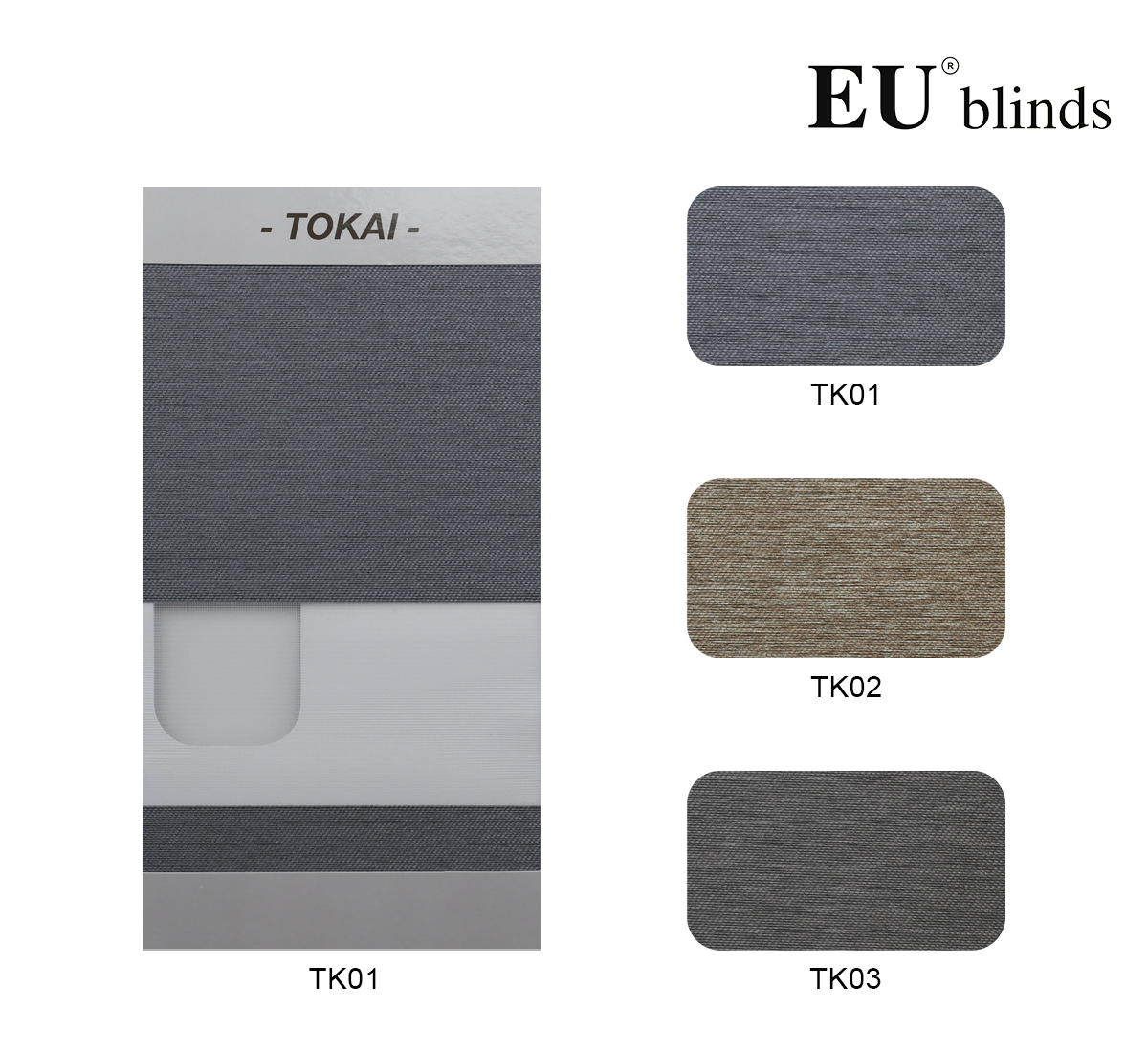 Rèm Cầu Vồng Cao Cấp EU Blinds - Mã TOKAI (TK)